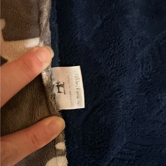 Deer Minky Baby Bkanket EUC - Picture 4 of 4